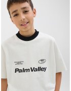 Jack & Jones Tricou lejer cu guler contrastant - Alb/Negru