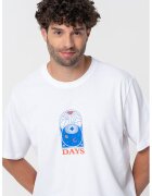 Jack & Jones Tricou lejer cu imprimeu pe spate - Alb optic