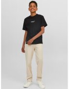Jack & Jones Tricou lejer cu text - Negru