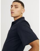 Jack & Jones Tricou polo din amestec de bumbac organic - Albastru ultramarin