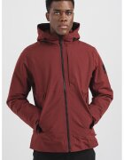 Jack Wolfskin Geaca impermeabila cu gluga Tempelhof - Rosu inchis