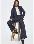 JDY Pantaloni regular fit cu talie inalta - Albastru inchis