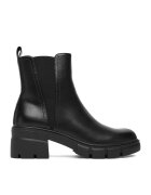 JENNY Botine dama Textil - Negru - Negru