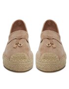 JENNY Mocasini dama - espadrile bej - tesatura