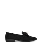 JENNY Mocasini dama negru - textil