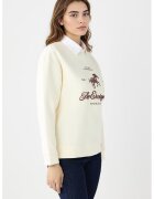 JIMMY KEY Bluza de trening din amestec de modal cu broderie - Crem