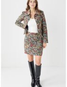 JIMMY KEY Fusta mini dreapta cu model floral - Multicolor