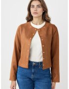 JIMMY KEY Jacheta uni cu capse - Caramel