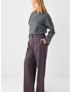 JIMMY KEY Pantaloni eleganti cu croiala ampla - Violet