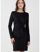 JIMMY KEY Rochie cambrata din piele intoarsa sintetica - Negru