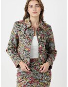 JIMMY KEY Sacou cu nasturi si imprimeu floral - Multicolor