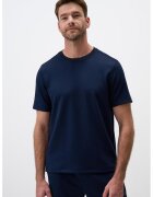 JIMMY KEY Tricou din amestec de modal cu decolteu la baza gatului