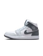 Jordan Pantofi sport Air 1 Mid - piele alb - Alb