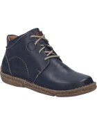 Josef Seibel Botine și cizme femei - Neele 46 - piele naturală - albastru - Albastru