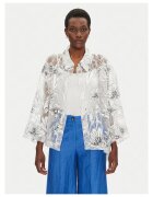 Joseph Ribkoff Camasa dama transparent-alb