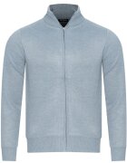 JSTYLE Pulover barbati - cu guler pe jumatate - cu fermoar - material tricotat