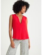 Just Like You Bluza lejera cu decolteu in V - Rosu