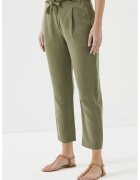 Just Like You Pantaloni crop cu buzunare laterale - Kaki