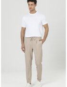 Just Like You Pantaloni uni cu snur - Bej