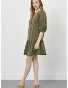 Just Like You Rochie lejera cu maneci 3/4 - Kaki