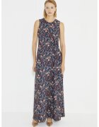 Just Like You Rochie maxi cu model paisley - fara maneci - Rosu/Alb/Bleumarin