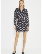 Just Like You Rochie scurta cu croiala in A - Alb/Negru