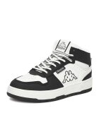 Kappa Pantofi copii - adidasi baieti - negru alb - material sintetic