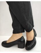 Karisma Pantofi Casual Dama 60011A 01-O Negri Croco - Negru - Negru
