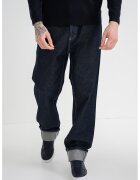 Karl Lagerfeld Blugi relaxed-fit cu nasturi - Albastru inchis