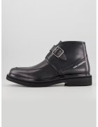 Karl Lagerfeld Ghete de piele cu logo - Negru