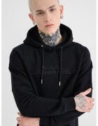 Karl Lagerfeld Hanorac cu logo brodat - Negru