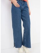 Karl Lagerfeld Jeans Bugi relaxed-fit cu talie medie - Albastru melange