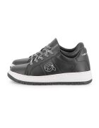 KARL LAGERFELD KIDS Pantofi sport din piele cu logo - Negru
