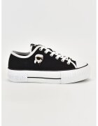 Karl Lagerfeld Tenisi cu logo - Alb/Negru