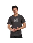KILPI Tricou sport barbati Vibe - gri inchis - bumbac - Gri inchis