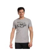 KILPI Tricou sport Garove - gri deschis - material Lyocell - Gri deschis