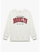 KOTON Bluza de trening din amestec de bumbac cu text - Rosu/Negru/Alb murdar