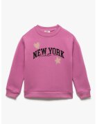 KOTON Bluza de trening regular-fit cu design text - Roz fandango