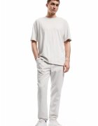 KOTON Pantaloni conici de bumbac cu buzunare laterale - Alb murdar
