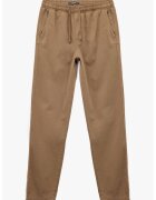 KOTON Pantaloni cu talie medie si snur de ajustare - Caramel