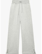 KOTON Pantaloni din amestec de bumbac cu snururi - Gri deschis melange