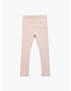 KOTON Pantaloni din amestec de bumbac cu talie elastica - Roz deschis