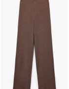 KOTON Pantaloni drepti texturati - Maro
