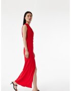 KOTON Rochie maxi cu decolteu pe un umar - Rosu vermillion