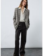 KOTON Sacou supradimensionat cu model in carouri - Maro taupe deschis