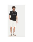 La Martina Tricou polo barbati MAP320 PK001 - Bumbac - 46745 - Negru