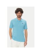 La Martina Tricou polo barbati PK031 - Bumbac - Albastru deschis - Albastru deschis