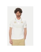 La Martina Tricou polo barbati PK097 - Bumbac - Alb - Alb