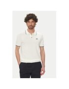 La Martina Tricou polo barbati YC041 - Bumbac - Alb - Alb