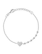 LA PETITE STORY Bratara din argint 925 cu zirconia - Argintiu